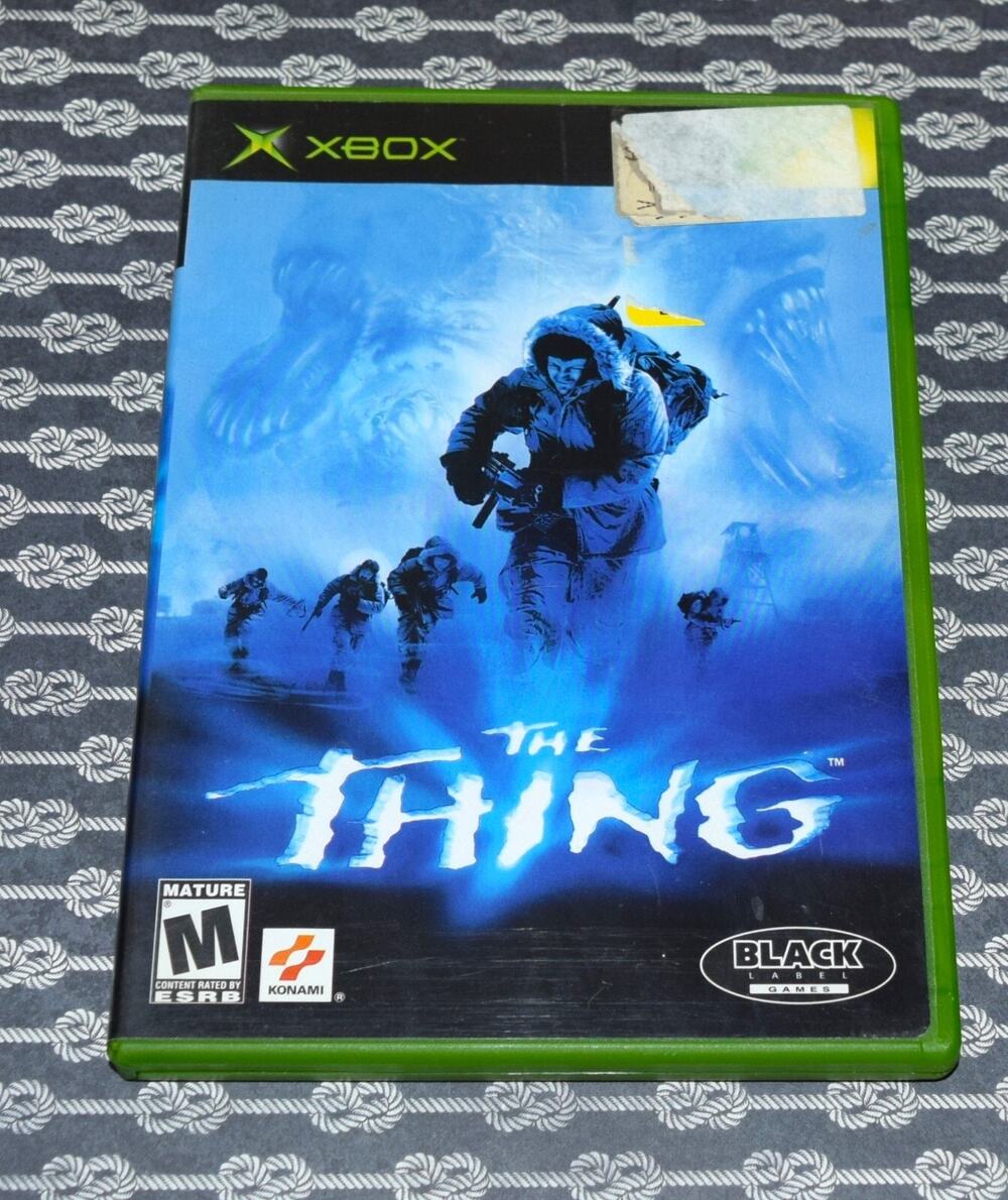 Thing (Microsoft Xbox, 2002) CIB Manual + Reg, Blockbuster Case